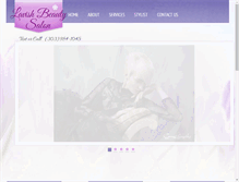 Tablet Screenshot of lavishbeautysalon.com